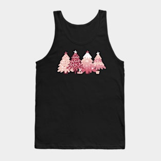 Whimsical Winter Treescape Tank Top